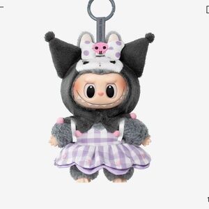 The Monsters x HK and Friends plush pendant: KUROMI